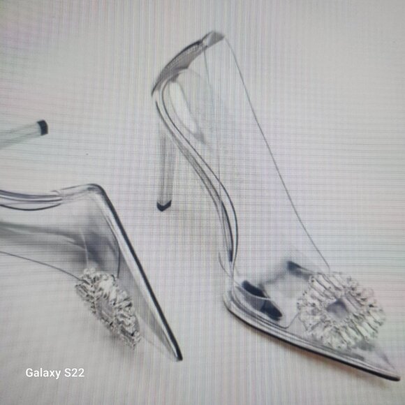 NEW CINDER-F*CKING-RELLA PUMP CLEAR Heels. NIB. Various - Picture 7 of 9